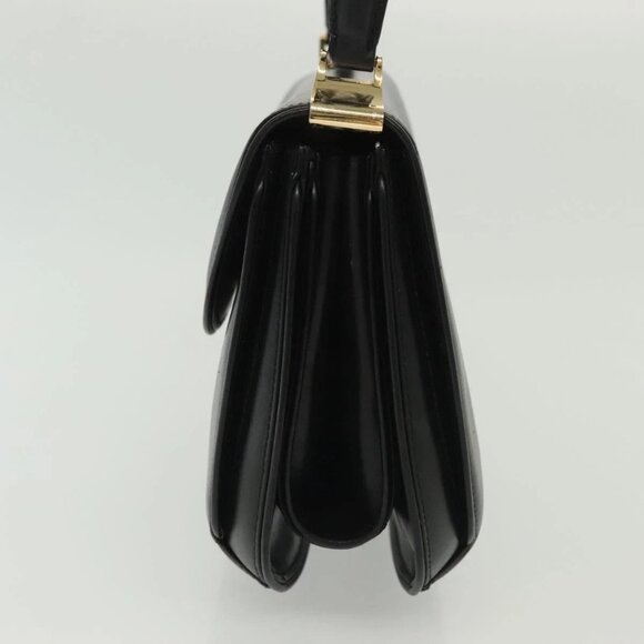 GUCCI Hand Bag Leather Black Gold 000 056 0004 Auth ep10863 - Picture 6 of 16